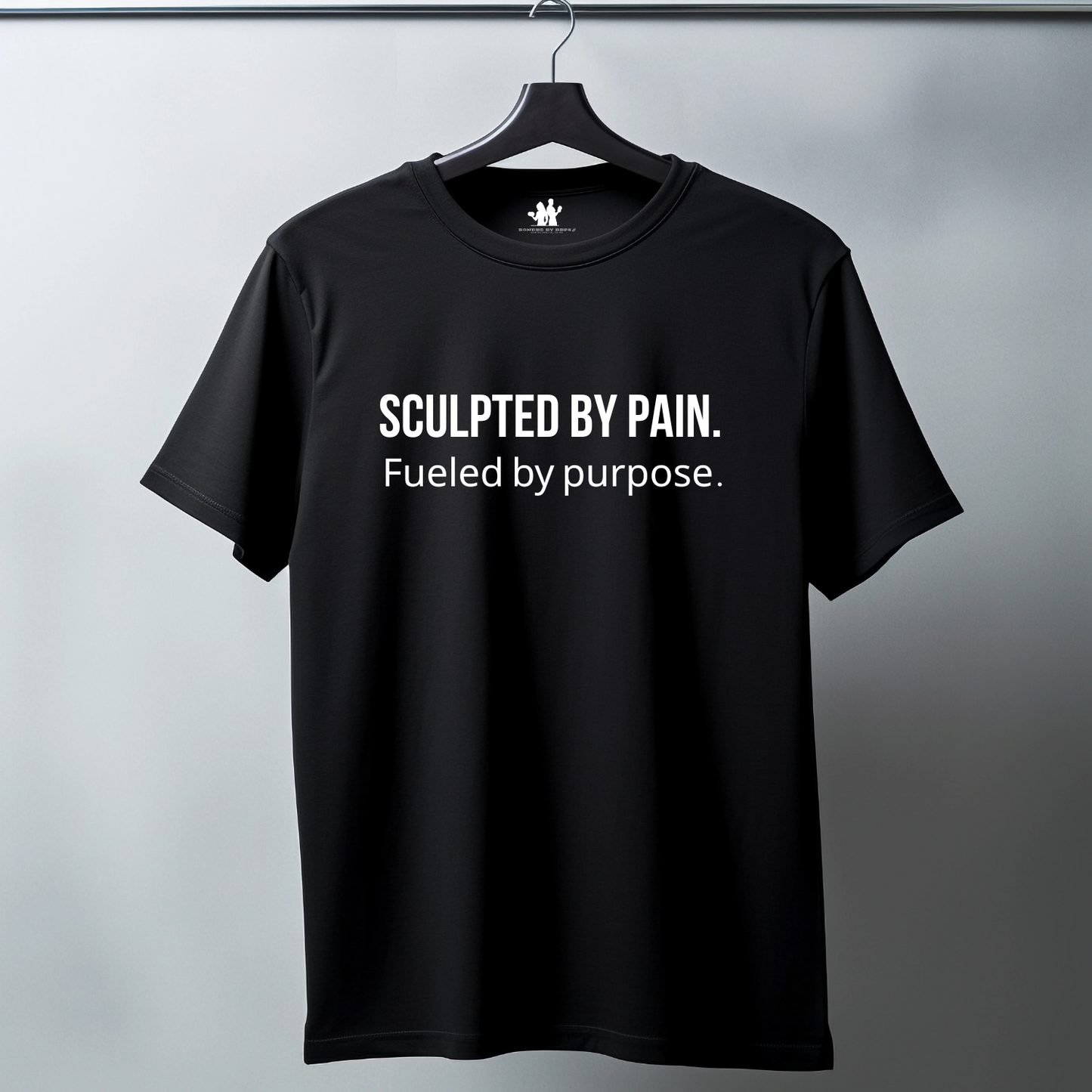 Sculpted by Pain – Fueled by Purpose  bodybuilder T-Shirt